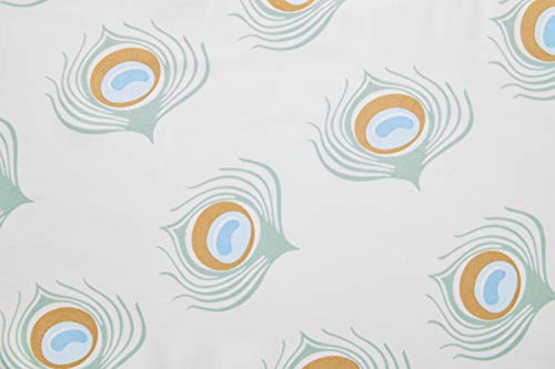 Image of My Brest Friend Twin Nursing Pillow Cover - Slipcovers for Baby - Adjustable Fit, Easy Care, Durable - Original Nursing Pillow Not Included, Peacock