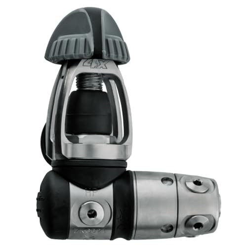 Atomic Aquatics TFX Scuba Diving Regulator | Unique Front Exhaust Design | Provides Effortless Breathing in All Diving Positions| Durable Titanium Components | Yoke