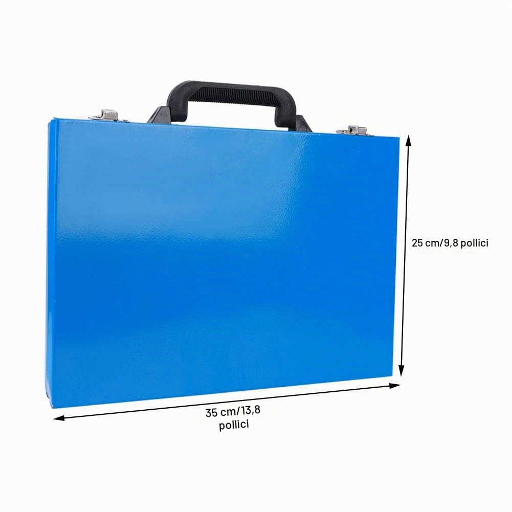 Ausla Set Punte HSS Titanio 202 Pezzi 1-13mm | Multifunzione per legno, plastica, alluminio, range 1-13mm