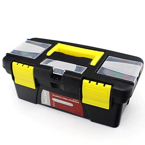 Mezons Multipurpose Easy to Carry Storage Box Container with Handle - For Tools, Accessories, Hardware (Random Colors) (B07G3DVHFR) Amazon Price History, Amazon Price Tracker