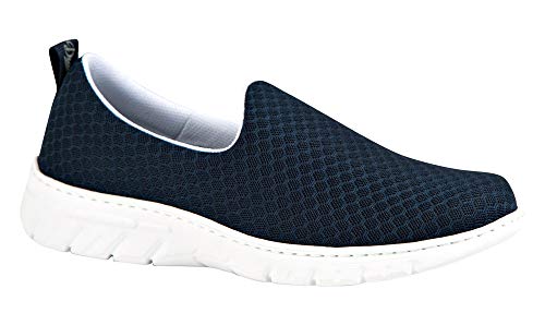 DIAN Valencia-Plus Marino Talla 38, Zapatilla de Trabajo para sanidad y hostelería Unisex certificada CE EN ISO 20347 Marca