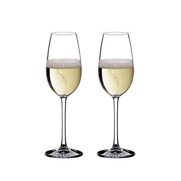 Riedel ouverture champagne glass 4 pack bundle with wine pourer and polishing cloth 4 items  urban country home decor
