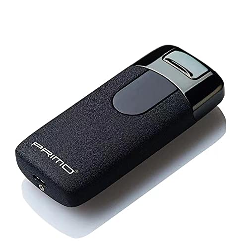PRIMO Plasma Lighter Dual Arc Touchless No Buttom Windproof for Cigarette (Matte Black)