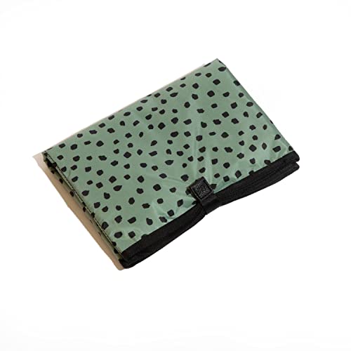 Image of Freshly Picked Bag Accessories Changing Mat, Sage Dapple Dot