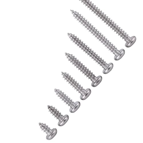 Hilitand 200 tornillos autorroscantes M3 cabeza plana Phillips miniatura 5