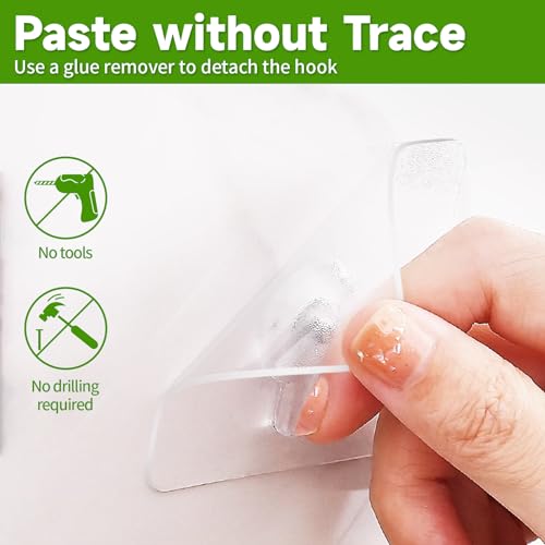 Ganchos adhesivos para comedero de pájaros WENMIXER impermeables pack de 2 7