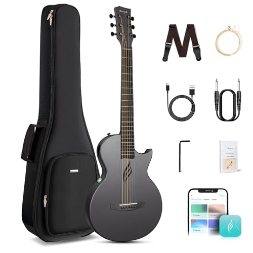 Enya NOVA GO SP1 Carbon Fiber Travel Guitar Bundle