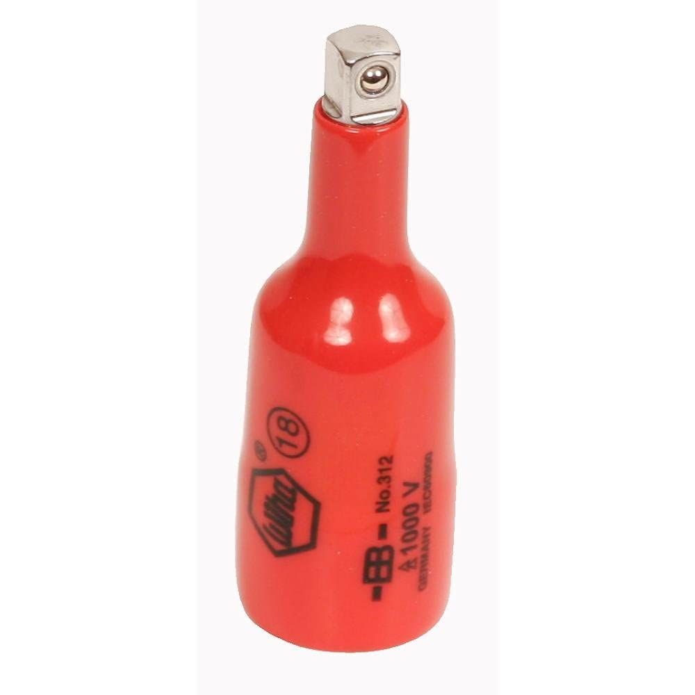 Wiha adaptateur de prise isolée 3/8" 1/2" anti court-circuit