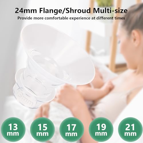 Insertos para flange compatible con varios extractores de leche miniatura 5