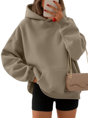 Image of EFAN Women's Hoodies Oversized Sweatshirt Comfort Fleece Sweaters | Cozy Trendy Pullover Hoodies, Sweatshirts with Pockets For Fall & Winter