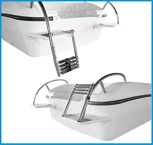 Échelle pliante bateau en acier 304 plateforme - 7