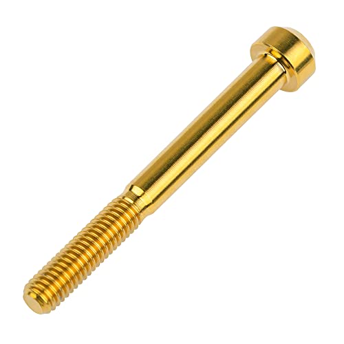 Image of Titanium Torx Square Head M6 x 10 15 20 25 30 35 40 45 50 60 65 70 80mm Screw Pack of 5 (Gold, M6x60mm)