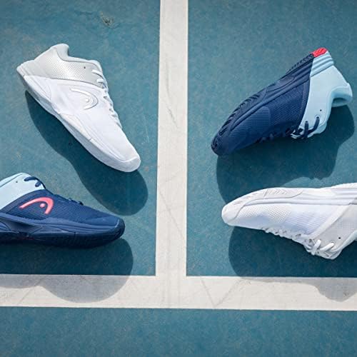 HEAD Women's Tennis Shoe, White Grey, 8 | Image 7