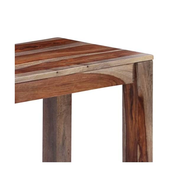 Bench 160 cm Grey Solid Sheesham Wood - Image 5