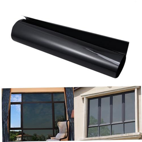 Película para ventana aislante térmica negra fácil de instalar miniatura 6