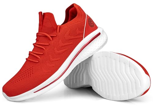 Image of Pujcs Mens Tennis Shoes Slip on Sneakers Ligthtweight Wlking Running Shoes for Work Gym Workout Sports Atheletic