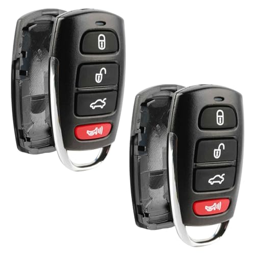 Boîtier de clé pour Hyundai Azera 2006 - 2013 rigide avec 4 boutons USA SY55WY8212