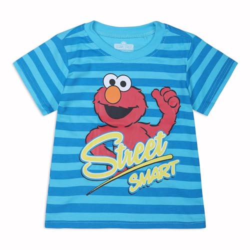 Sesame Street Baby Boys' Elmo and Cookie Monster 3 Pack Tees2