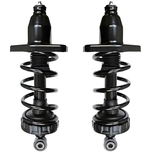 Image of Detroit Axle - 8pc Struts Sway Bars for 2006-2014 Honda Ridgeline, 2007 2008 2009 2010 2011 2012 2013 Front Rear 4 Struts with Coil Spring Assembly 4 Sway Bars Replacement Suspension Kit Strut Shock