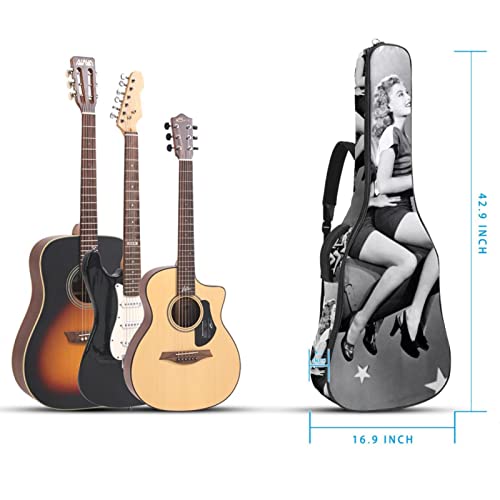 Hondank Housse imperméable pour guitare acoustique avec double bandoulière et poche Motif attrape-rêves et plumes… - Les Beatles, Paul McCartney, John Lennon, RIngo Starr, George Harrison Hondank Housse imperméable pour guitare acoustique avec double bandoulière et poche Motif attrape-rêves et plumes… – Image 6