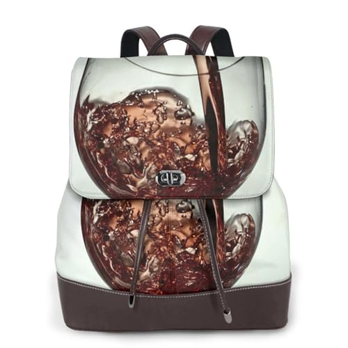 Sac à dos femme léger en cuir synthétique noir tendance