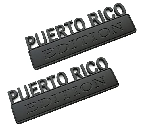 Pegatina exterior de Puerto Rico 3D de repuesto para pickup Chevy Silverado y RAM 2500