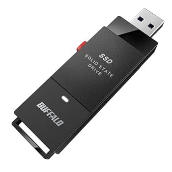 【持ち運び最適】13.3インチ・Windows11・バッテリーたっぷり・SSD Amazon | バッファロー SSD-PUT1.0U3-BKC [USB3.2 ポータブルSSD