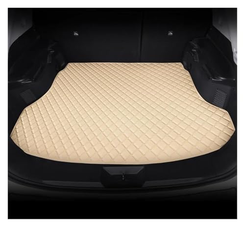 トランクマット に適合する ボルボ V50 V60 XC40 XC60 XC70 内装詳細 カーペット 全モデル PUレザー トランクマット 後部座席マット(ベージュ)