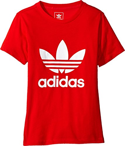 adidas Originals Girls' Short Sleeve Trefoil Tee