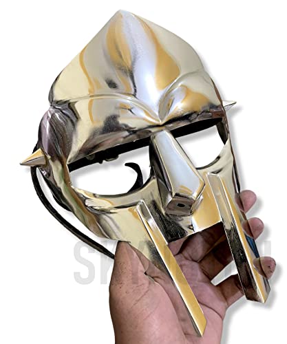 Masque médiéval MF Doom de collection avec pic, une finition premium - 5