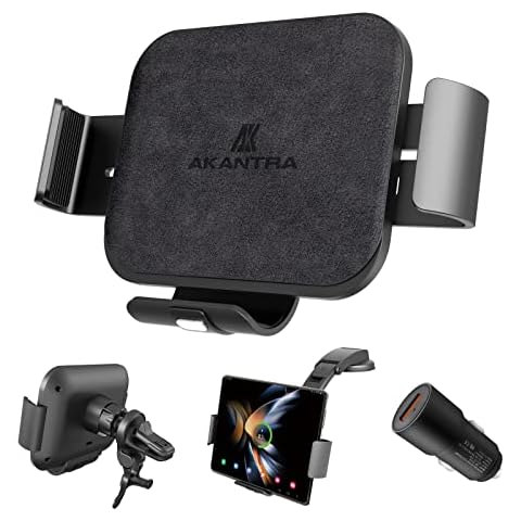 Akantra Alcantara 15W Dual Coil Wireless Charger Cover