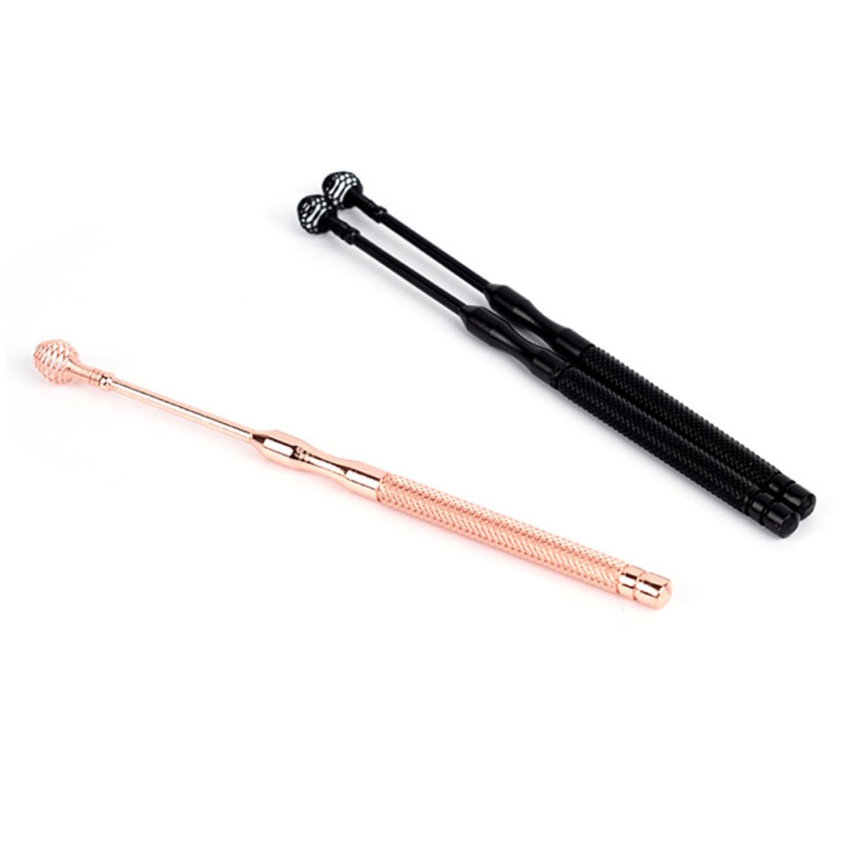 3pcs Stainless Steel Earwax Cleaner Tool Set Portable Ear Cleaning Spoon for Family Use Random Design Skid Grip