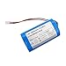QIMOO 7.4V 2600mah-19.24Wh Rechargeable Li-ion Battery Pack, Replacement Batteries with XH2.54-2P Connector, for DIY Electronics Products, Toys, Lighting, Equipment