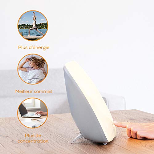 Beurer TL 41 Touch lampe de luminothérapie avec touche tactile, améliorez votre bien-être grâce à la simulation de la lumière du jour, idéale pour le bureau Beurer TL 41 Touch lampe de luminothérapie avec touche tactile, améliorez votre bien-être grâce à la simulation de la lumière du jour, idéale pour le bureau