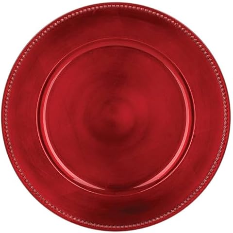 Assiette de présentation rouge 33cm - FEERIC LIGHTS & CHRISTMAS Cover