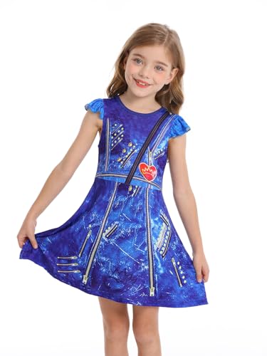 AmzBarley Princess Nightgown Princes Pajamas for Girls Nightgowns Toddler Kids Sleepwear Flutter Sleeve Sleep Gown Dress2