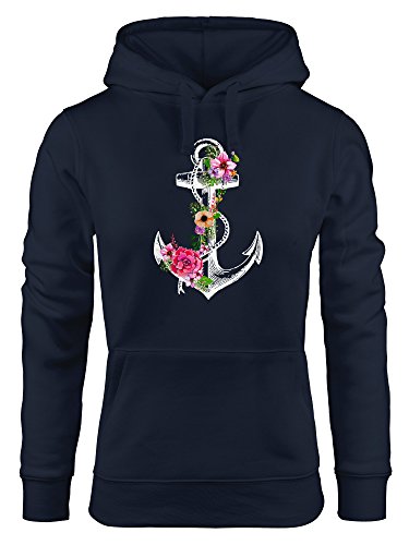 Sweat à capuche bleu Neverless femme XL coupe confortable et élégante