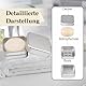 2 Stück Seifendose Reise Wasserdicht Seifenbox Festes Shampoo Aufbewahrung Seifenschale Metall Aluminium mit Soap Bar Bag, Abtropfgitter seifendose Edelstahl mit Deckel (2 Quadrat)