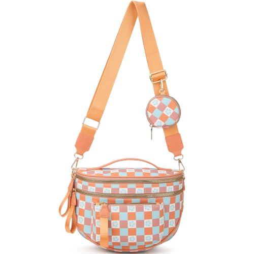 Image of Crossbody Purse for Women Small Crossbody Bags Trendy Vegan Leather with Adjustable Shoulder Straps Gift for Mother Wife Mom