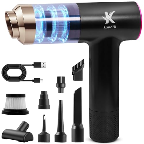 Handheld Car Vacuum Portable Cordless Cleaner, Dual Suction 7.5K & 12k Pa, Mini, Handheld, Small,...