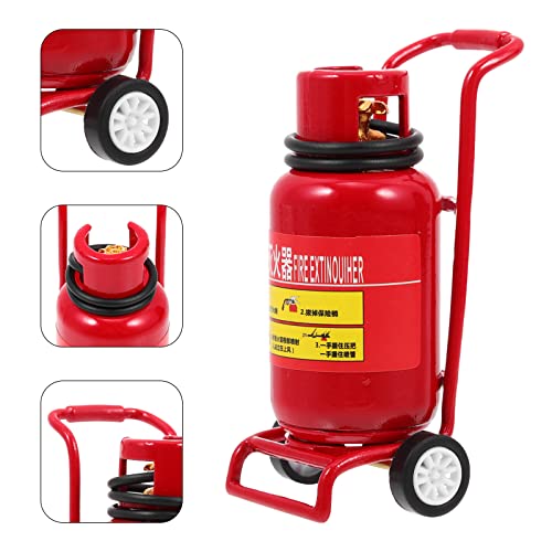 LUOZZY Fire Extinguisher Toy Mini Fire Extinguisher Trolley Summer Toy Fireman Toy for Kids Birthday Gift