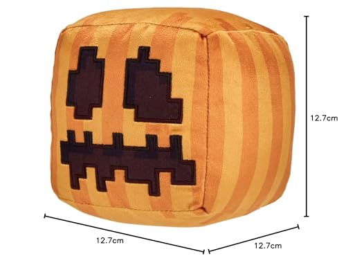Peluche Minecraft citrouille : finis les doudous fragiles avec cette poupée ultra résistante