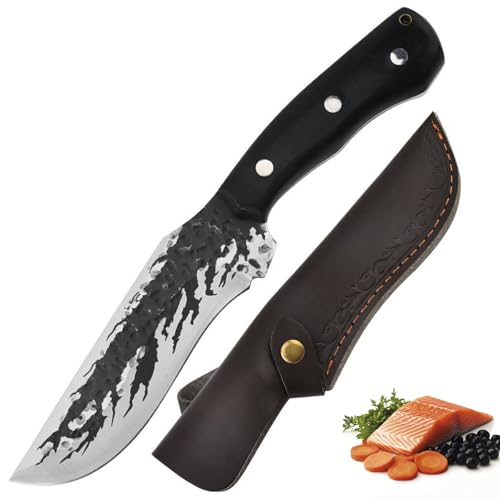 Couteau de cuisine japonaise acier carbone forgé main - 2