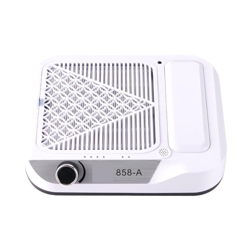 ネイルダストコレクター、 強力なネイルバキューム プロフェッショナルネイルダストコレクター 取り外し可能なフィルター付き 2個セット 自宅サロンでの使用に最適 電動マニキュアツール 、マニキュアダストコレクター(White)