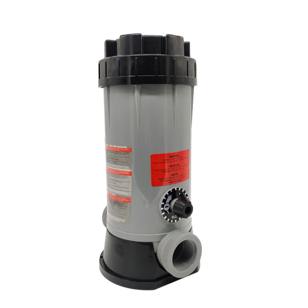CL-200 Alimentador químico automático Dispensador de Cloro a Prueba de Agua a Prueba Fugas Dispositivo dosificación Resistente al Desgaste para Piscina sobre el Suelo