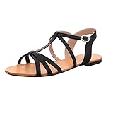 ESPRIT Damen Sandaletten Adya T Strap 048EK1W067 001 schwarz 460034