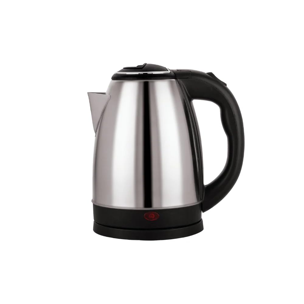 Bright Stainless-Steel Electric Kettle Auto Shut-Off | 360 Degree Swivel Base, Thermostat Control, Power Indicator, Multipurpose Kettle Perfect for Home, Office, or Travel Use (1.8 litres)-image-28