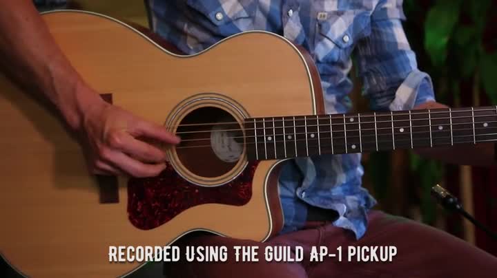 Guild OM-240CE Acoustic-Electric Guitar in Natural : Amazon.ca