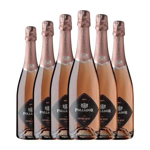 Follador_Vinos espumoso y champanes - 6 Paquetes de 6 x 125 ml - Total: 4500 ml