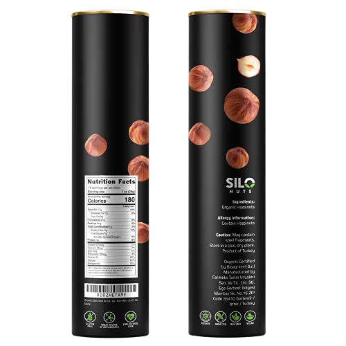 image for SILO Nuts, Organic Hazelnuts, Raw, 16oz, Filberts, Whole Hazelnut, wit